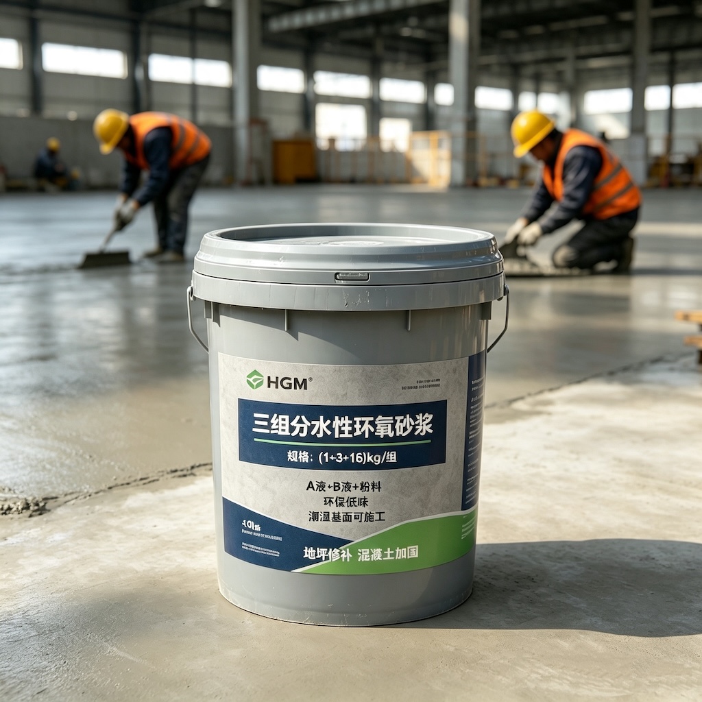资兴三组份水性环氧砂浆